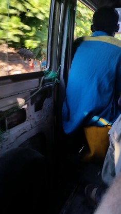 Sliding Door Roped Shut Plus Taxi Worker's 'Chair'