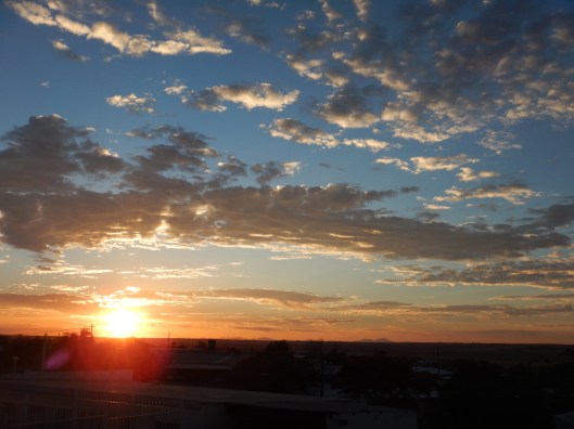 Sunset Outside the B&B in Keetmanshoop