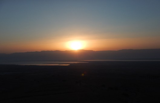 Sunrise Over the Dead Sea