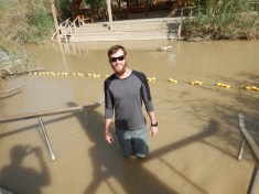 In the Jordan Around Where Jesus was Baptized 