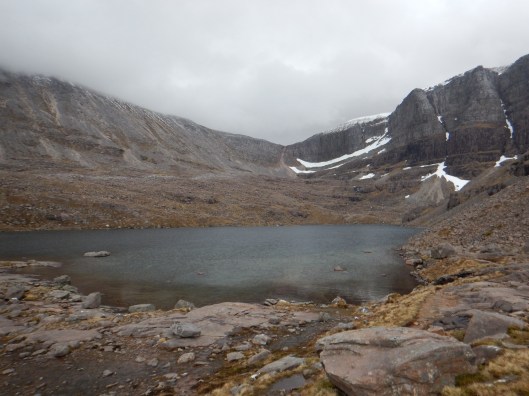 Lochan With A Snow Covered Rim