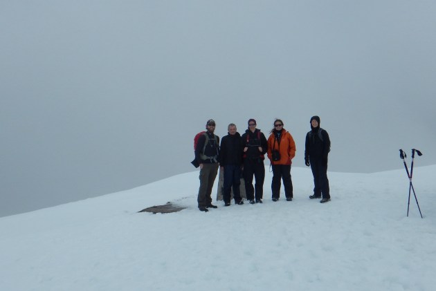 Summit! Me, Ian, Flo, Latticia, and Simone