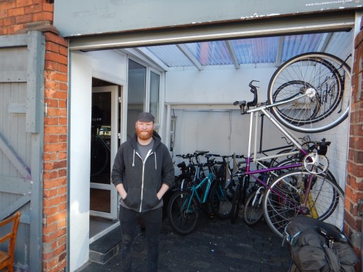 Andrew and Fellow Bicycles. It was a blast hanging out here!