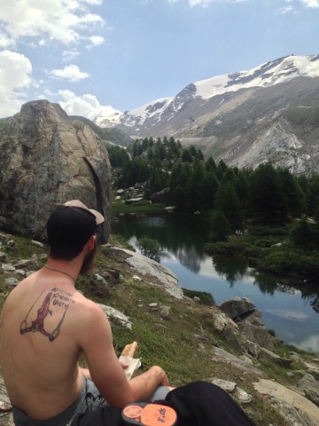 Lake Grindjisee..A Good Spot for Food