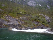 Top of the first fall and hydro plant
