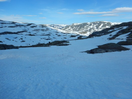 So much snow in August!