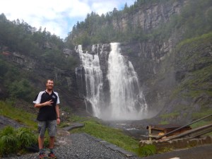 Skjervsfossen Waterfall