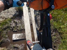 These helped avoid some mud