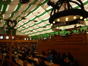 Still early in the tents