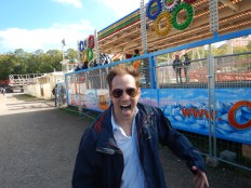 Evan didn't enjoy the ride one bit