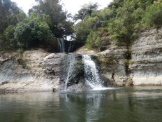 One of several waterfalls we passed