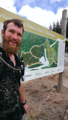 All covered in clay mud at Riverhead. Still a great ride!