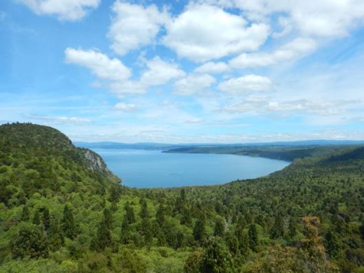 Nothing like being on top of the world over looking Lake Taupo