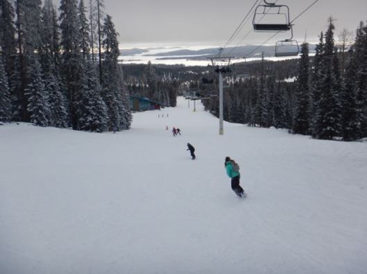 Cruising some wide open runs