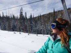 Obviously you can tell she's enjoying the slow lift...